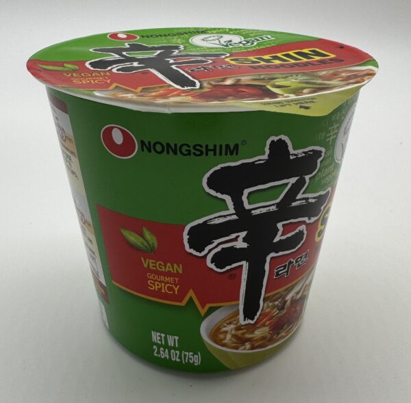 Nongshim Shin Vegan Spicy Noodle Cup 75g - Image 5